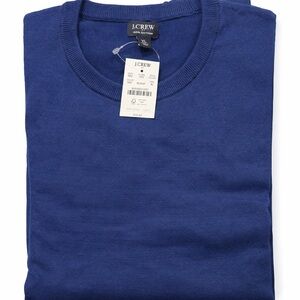 J.Crew Men’s Crewneck Sweater – 100% Cotton – Blue – Size XL – NWT